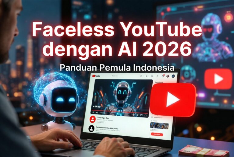 Cara Membuat Faceless YouTube Channel dengan AI 2026 — Panduan Lengkap untuk Pemula Indonesia